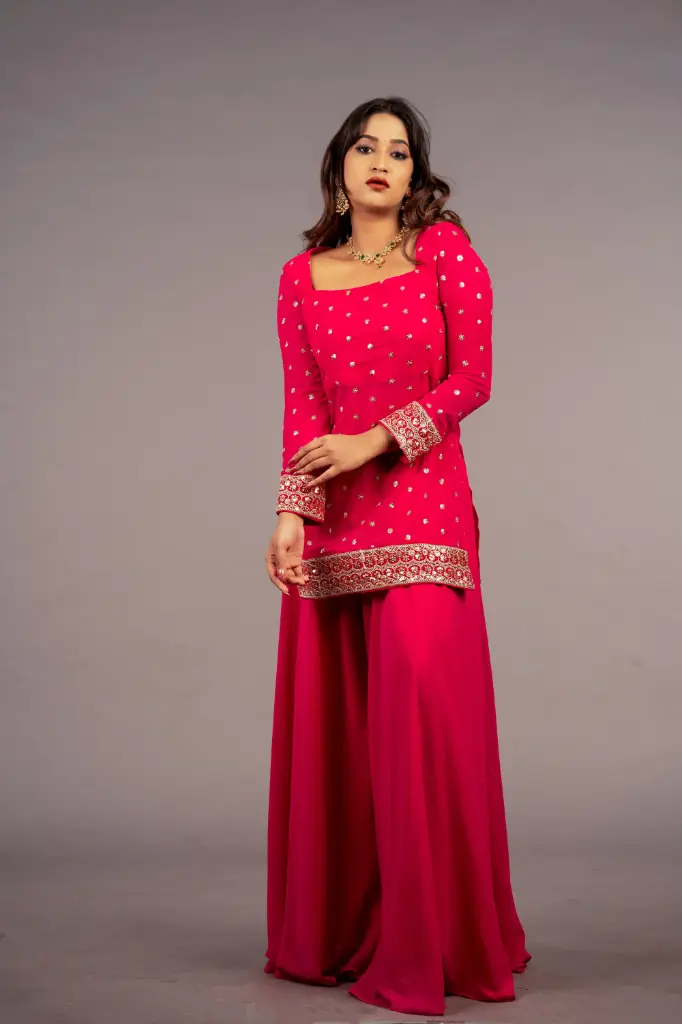 Fuchsia Royale Kurta Set 